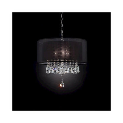 19" Effleurer Crystal Ceiling Lamp