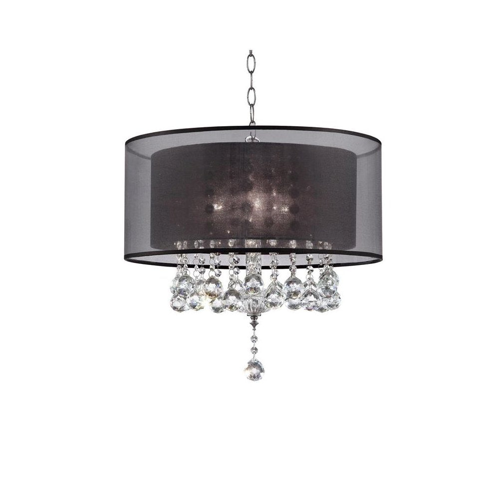 19" Effleurer Crystal Ceiling Lamp