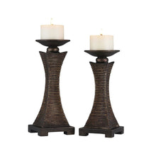 15.75", 17.5" Kayan Candleholder Set