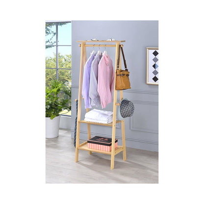 59 In Natural Garment Rack