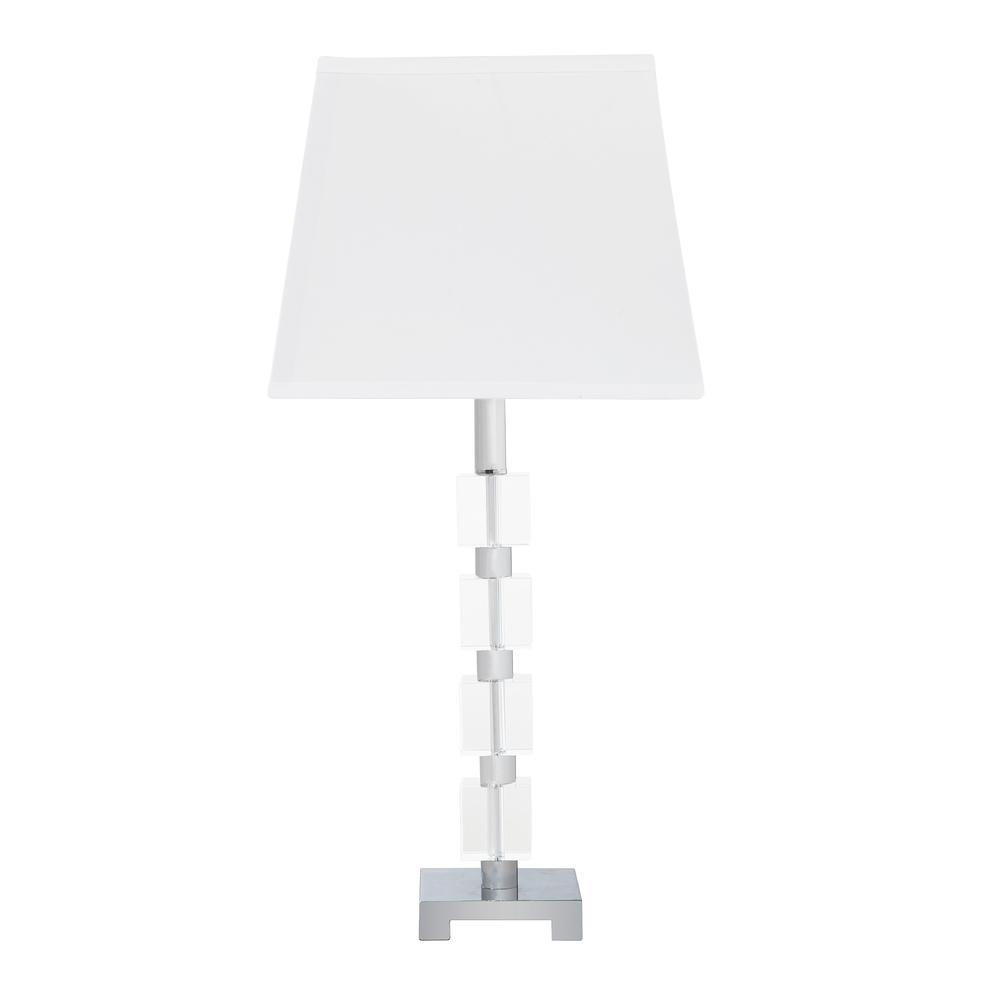 25" In Wendi Glam Crystal Cube Ice Table Lamp