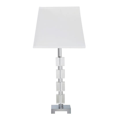 25" In Wendi Glam Crystal Cube Ice Table Lamp