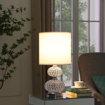 24"in MOD CRYSTAL INSP RETRO TABLE LAMP