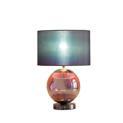 18.75" In Artie Orb Irredescent Chrome Table Lamp