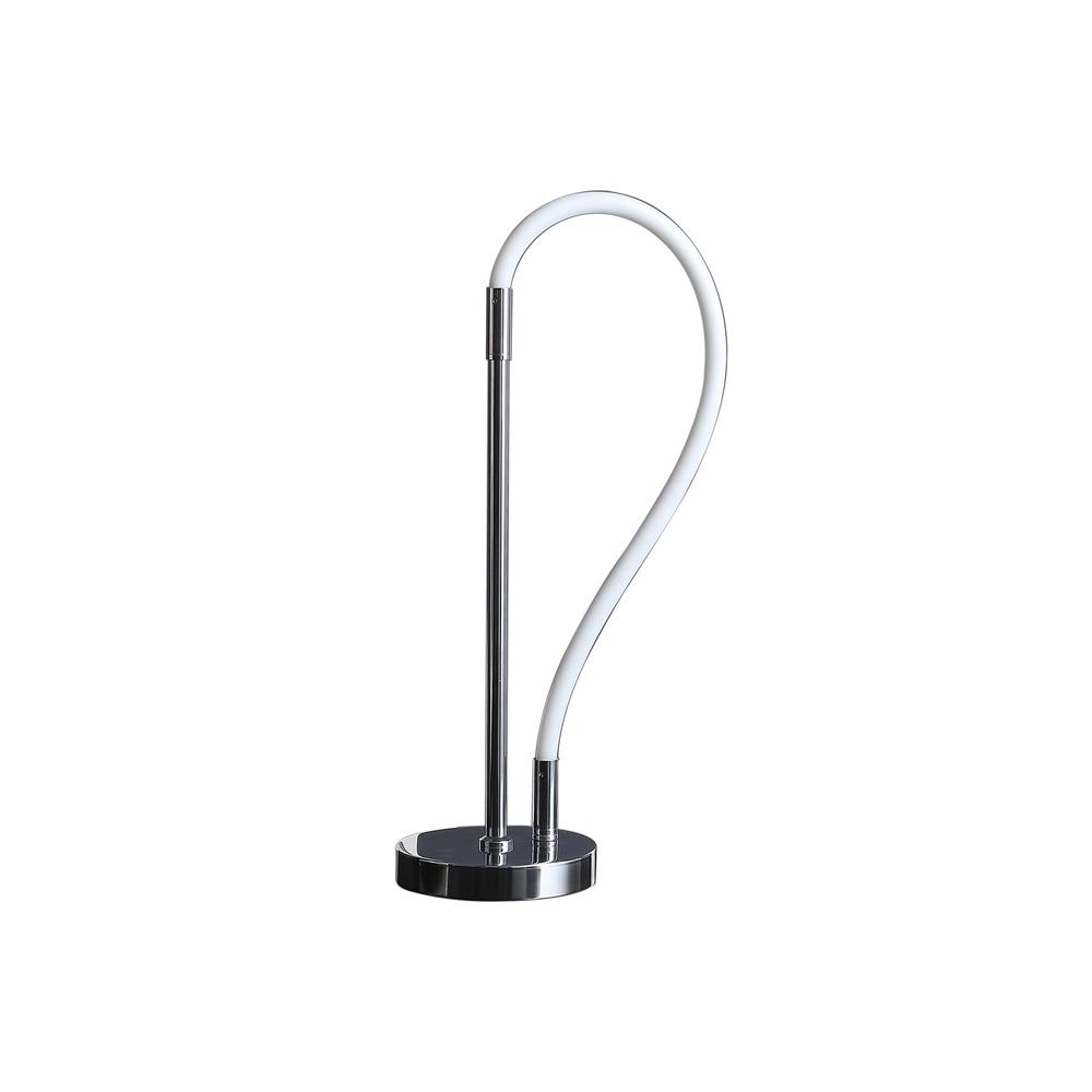 Elastilight Led Tube W/ Magnetic End Contemporary Chrome Table Lamp