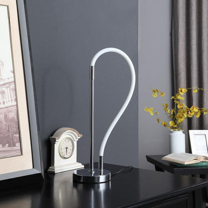Elastilight Led Tube W/ Magnetic End Contemporary Chrome Table Lamp