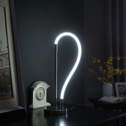 Elastilight Led Tube W/ Magnetic End Contemporary Chrome Table Lamp