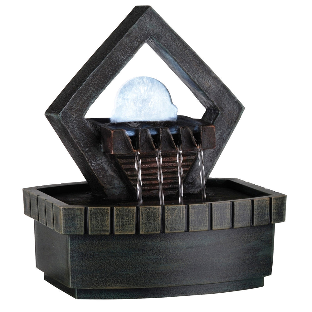 9.5" Meditation Fountain With Led Light