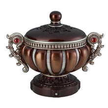 11.5" Delicata Bronze Silver Décor Footed Jewelry Box