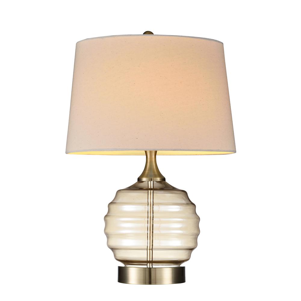 22.5" Tuscan Sun Glass Table Lamp