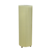 16.5"H Ivory Folded Table Lamp