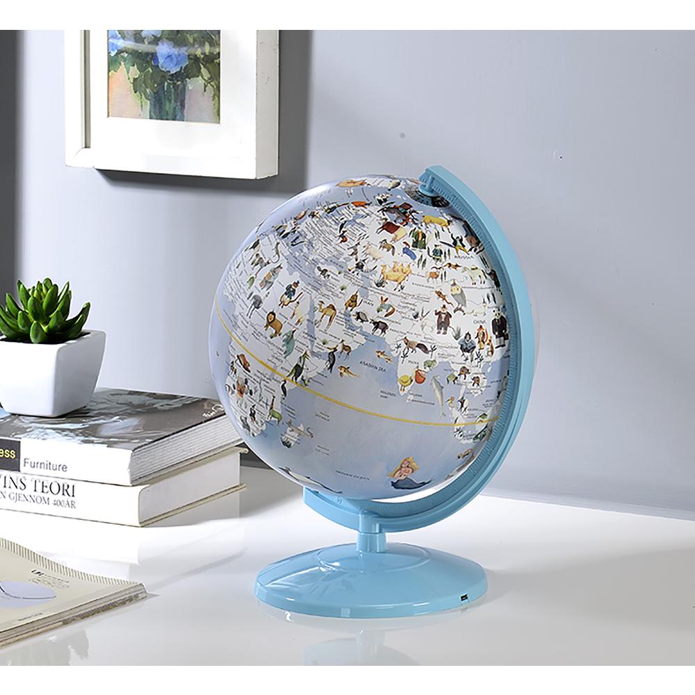 12.75" In Animals Atlas World Globe Night Light