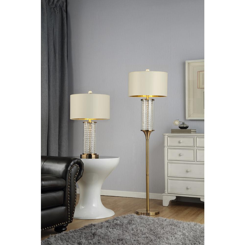 62.25" Pluviam Crystal Floor Lamp