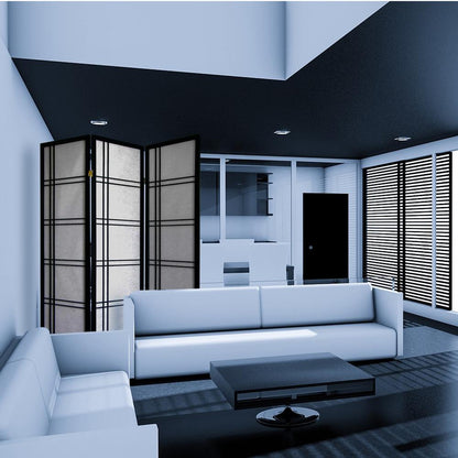 Girard 3-Panel Room Divider - Black