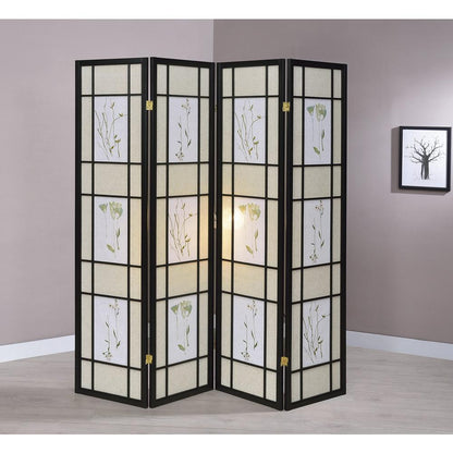 3 Panel Shoji Screen - Black