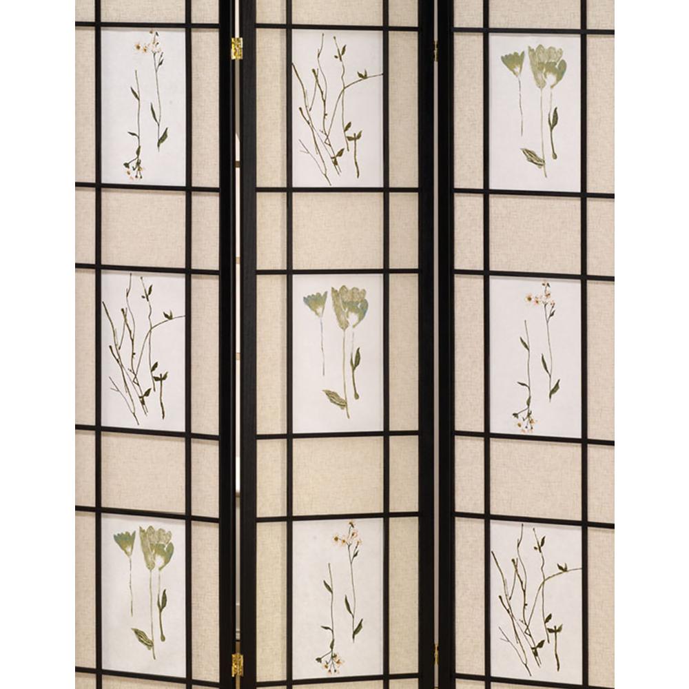 3 Panel Shoji Screen - Black