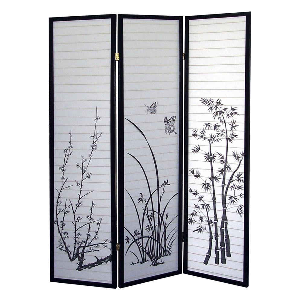 3-Panel Room Divider - Scenery