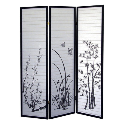 3-Panel Room Divider - Scenery