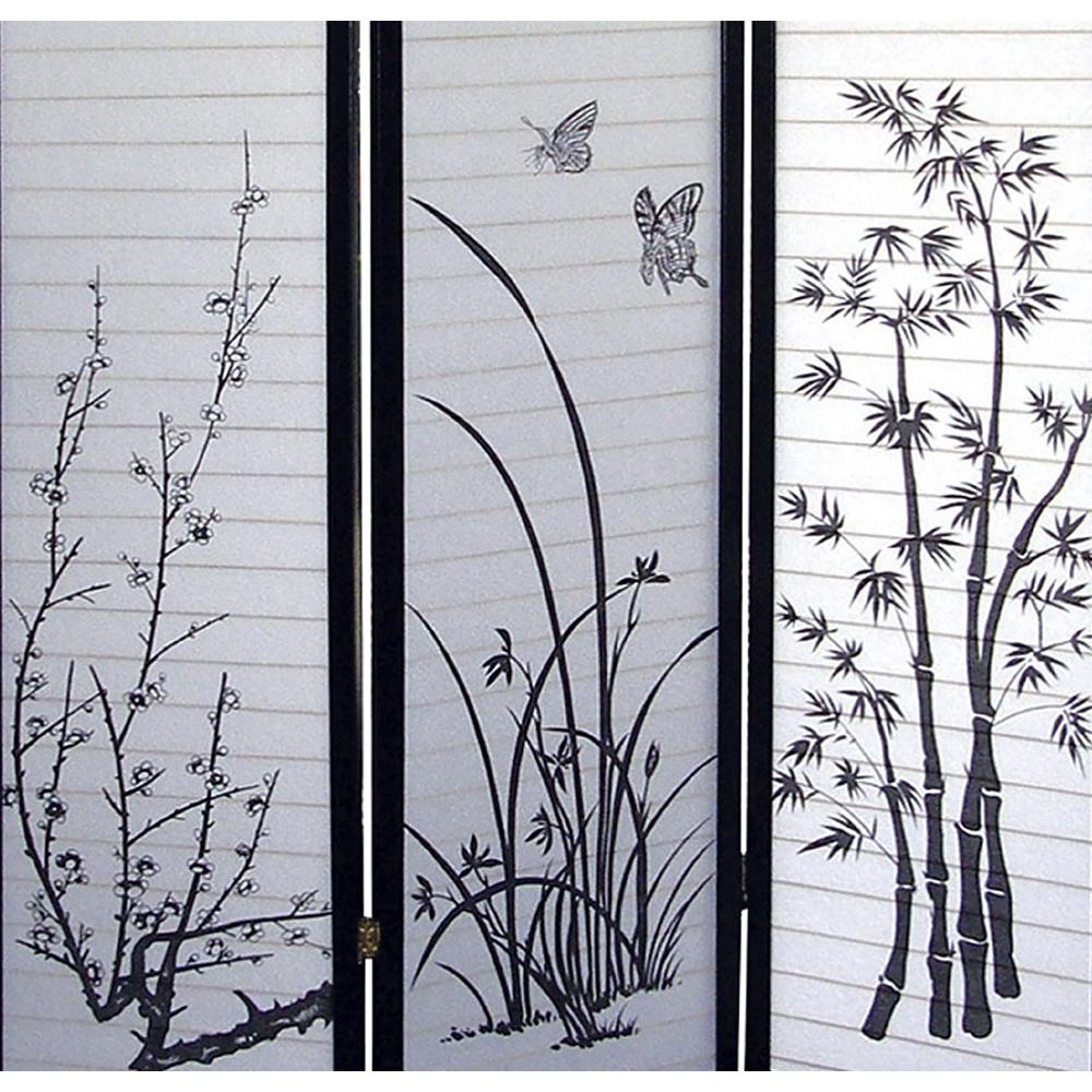 3-Panel Room Divider - Scenery