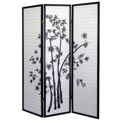 3-Panel Room Divider - Bamboo