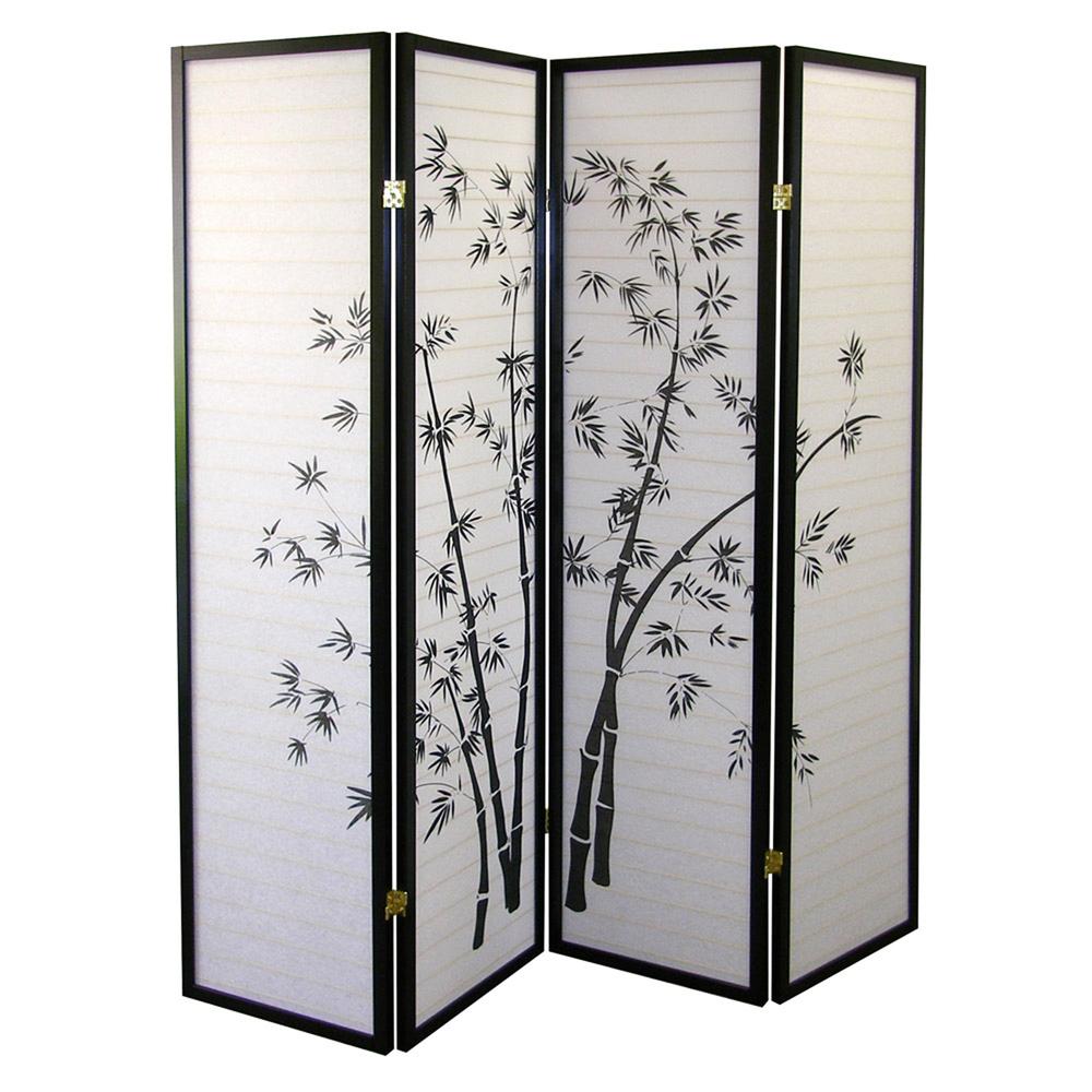 3-Panel Room Divider - Bamboo