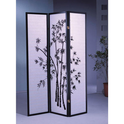 3-Panel Room Divider - Bamboo