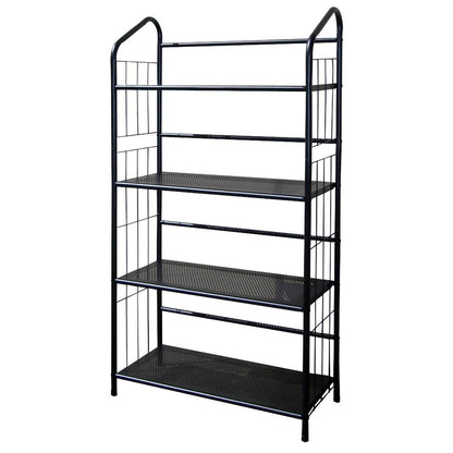 4 Tier Metal Book Shelf - Black