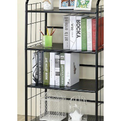 4 Tier Metal Book Shelf - Black