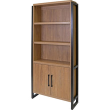 Mason Wood Laminate Bookcase With Doors