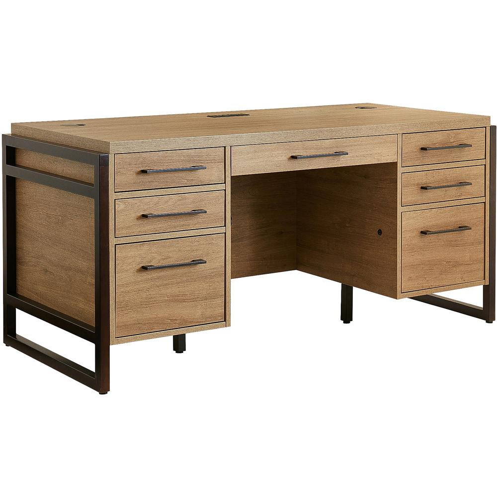 Mason Laminate Double Pedestal Executive Desk