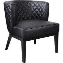 Boss Ava Accent Chair - Black Seat Color - Plush Seat Material - Black Back Color - Four-legged Base - 1 Each