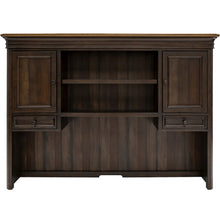 Martin Sonoma Hutch - Rectangle - 48" Height x 68" Width x 14" Depth - Total Drawer(s): 2 - 2 Door(s) - 3 Adjustable Shelf(ves) - Material: Wood Veneer - Finish: Dark Roast - Adjustable Shelf - For Of