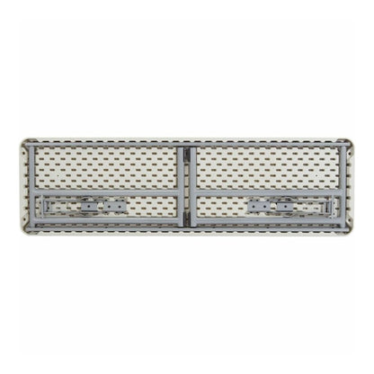 National Public Seating BT1800 Series Seminar Folding Tables - Speckled Gray, Textured Top - Gray Cantilever, Textured, Powder Coated Base - 700 lb Capacity - 60" Table Top Length x 18" Table Top Widt