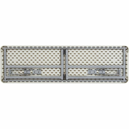National Public Seating BT1800 Series Seminar Folding Tables - Speckled Gray, Textured Top - Gray Cantilever, Textured, Powder Coated Base - 700 lb Capacity - 60" Table Top Length x 18" Table Top Widt