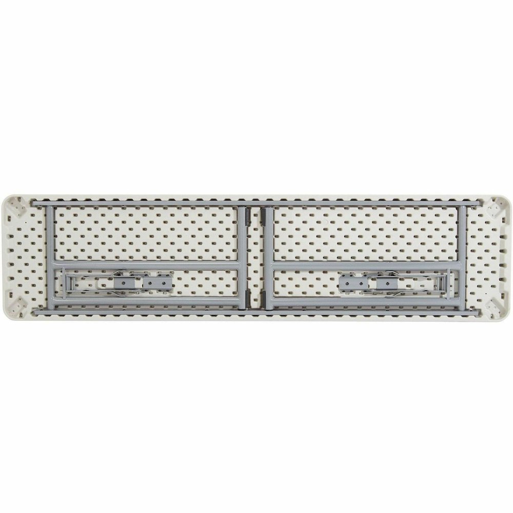 National Public Seating BT1800 Series Seminar Folding Tables - Speckled Gray, Textured Top - Gray Cantilever, Textured, Powder Coated Base - 700 lb Capacity - 72" Table Top Length x 18" Table Top Widt