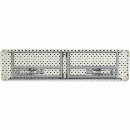 National Public Seating BT1800 Series Seminar Folding Tables - Speckled Gray, Textured Top - Gray Cantilever, Textured, Powder Coated Base - 700 lb Capacity - 72" Table Top Length x 18" Table Top Widt