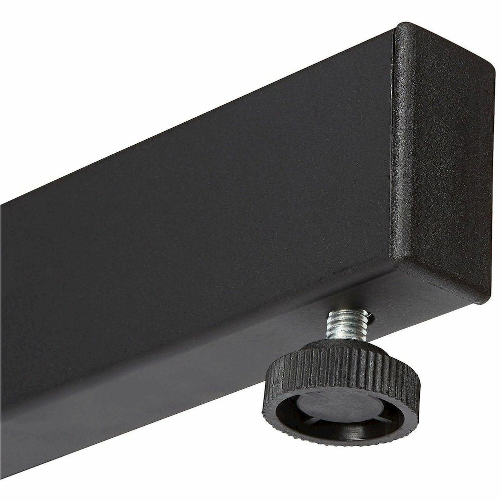 National Public Seating Oklahoma Sound Portable Presentation Lectern - Medium Oak Top - Black Base - Height Adjustable - 20" Table Top Width x 18.20" Table Top Depth - 44" Height - Presentation - Asse