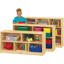 Jonti-Craft Low Single Mobile Storage Unit - 340 - 5 Compartment(s) - 29.5" Height x 48" Width x 15" Depth - Sturdy - Laminate - Wood Grain - Baltic Birch Plywood - 1 Each
