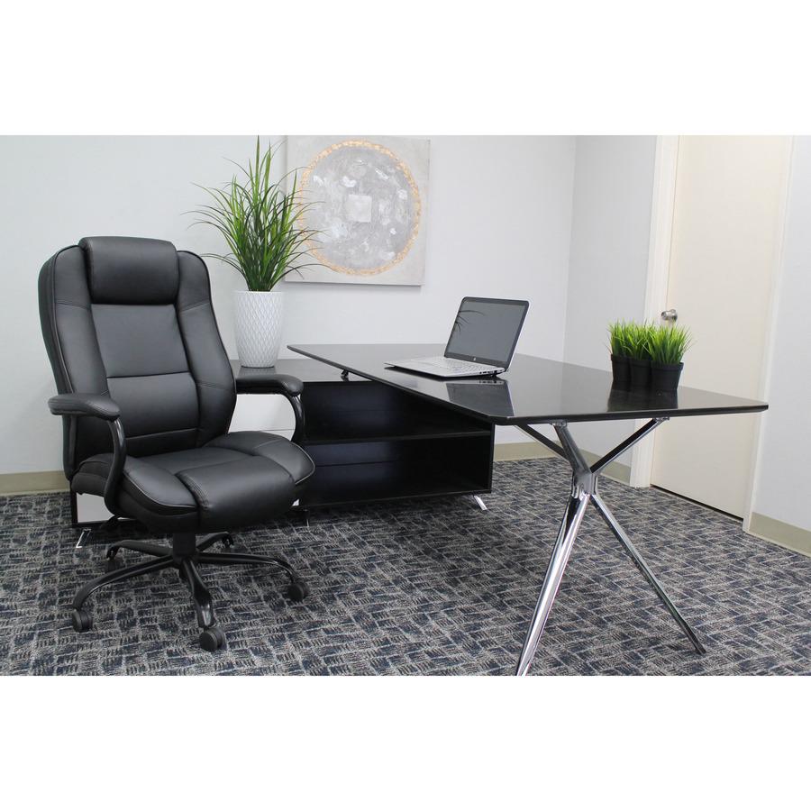 Boss Executive Chair - Black Seat Color - Black Back Color - 1 Each