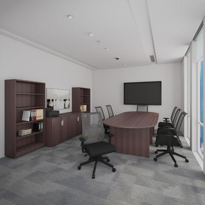 Boss Mesh Task Chair - 5-star Base - Gray, Black - Mesh - Armrest - 1 Each
