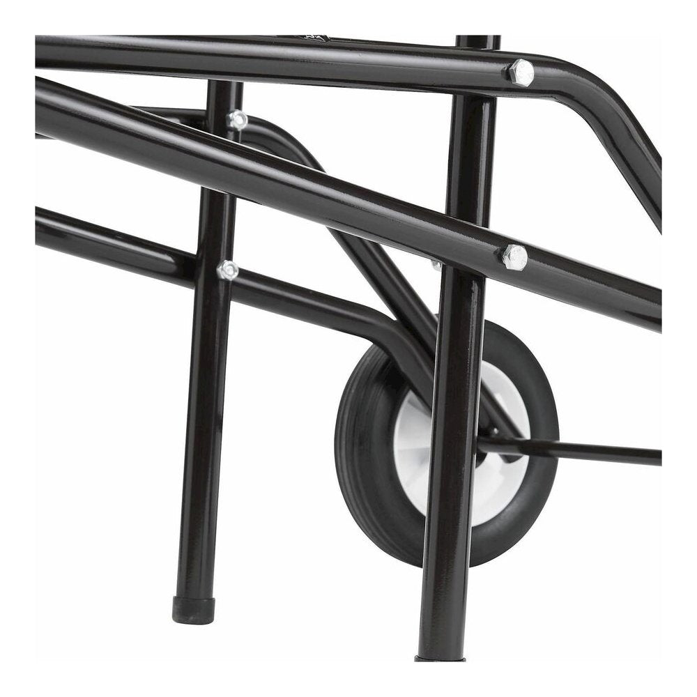 National Public Seating Dolly - 1375 lb Load Capacity - 2 Casters - Tubular Steel - Brown Steel Frame - Brown - 1 Each