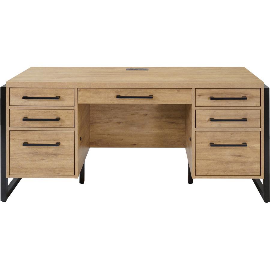 Mason Laminate Double Pedestal Executive Desk