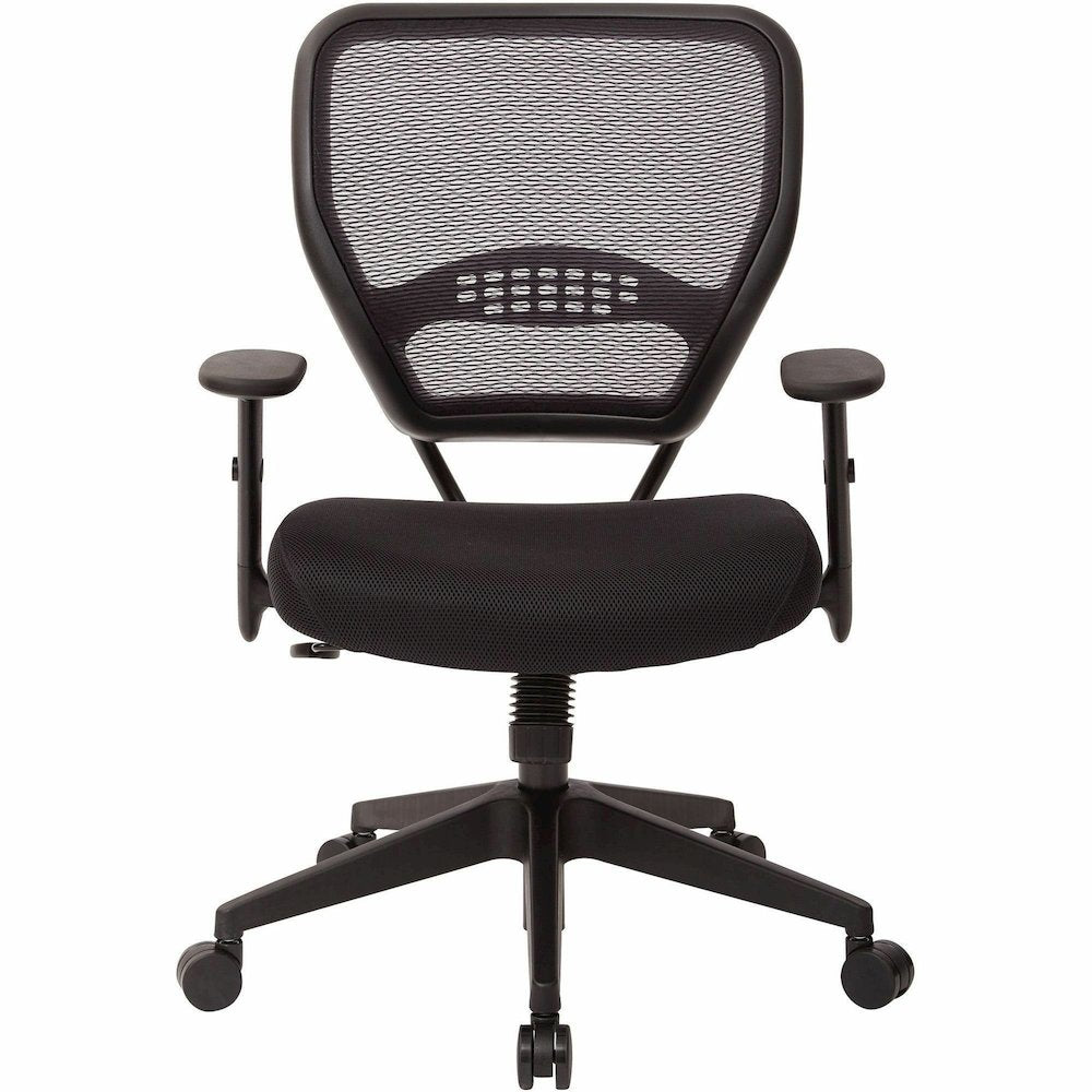 Office Star Professional Air Grid Back Managers Chair - Black Seat Color - Mesh Seat Material - Mesh Back Material - Black Frame Color - 5-star Base - 1 Each
