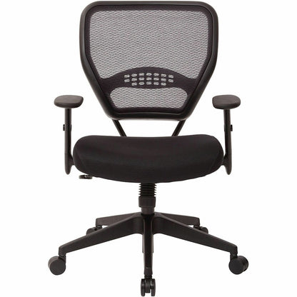 Office Star Professional Air Grid Back Managers Chair - Black Seat Color - Mesh Seat Material - Mesh Back Material - Black Frame Color - 5-star Base - 1 Each