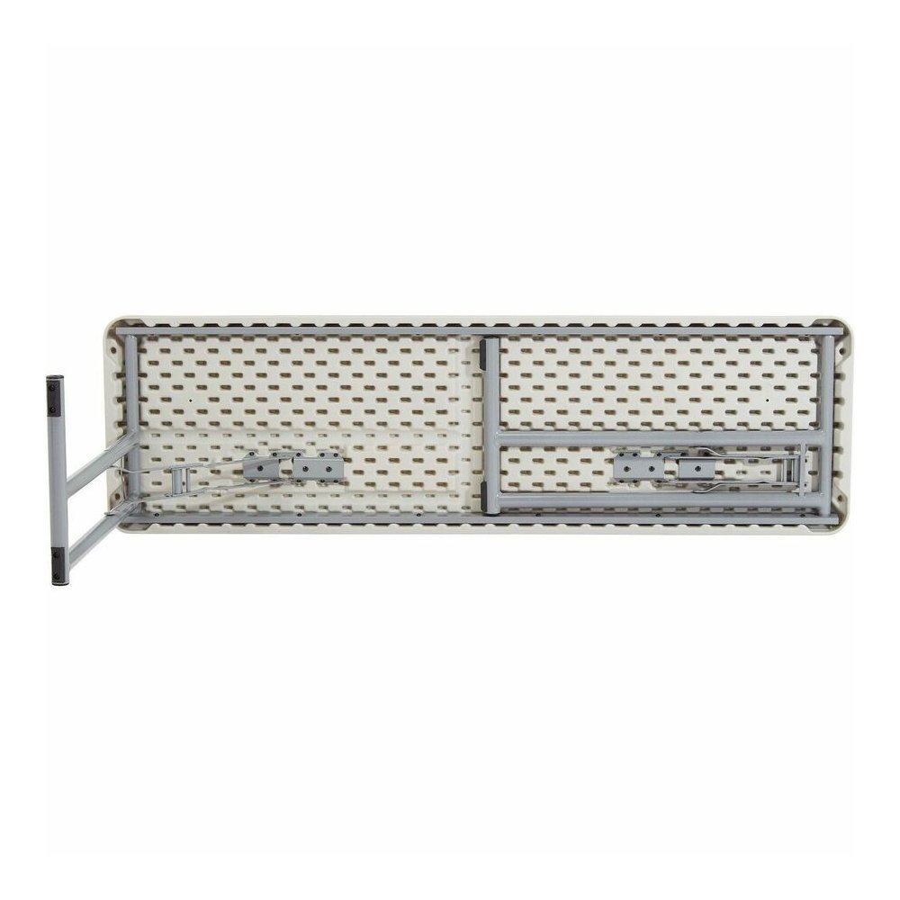 National Public Seating BT1800 Series Seminar Folding Tables - Speckled Gray, Textured Top - Gray Cantilever, Textured, Powder Coated Base - 700 lb Capacity - 60" Table Top Length x 18" Table Top Widt