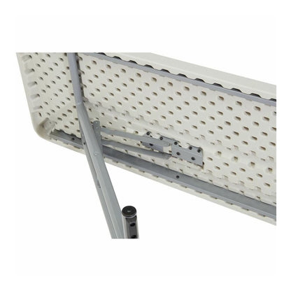 National Public Seating BT1800 Series Seminar Folding Tables - Speckled Gray, Textured Top - Gray Cantilever, Textured, Powder Coated Base - 700 lb Capacity - 72" Table Top Length x 18" Table Top Widt