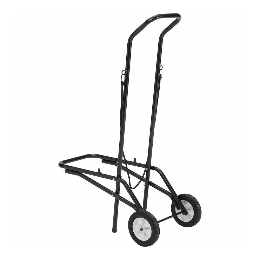 National Public Seating Dolly - 1375 lb Load Capacity - 2 Casters - Tubular Steel - Brown Steel Frame - Brown - 1 Each