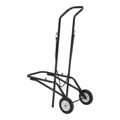National Public Seating Dolly - 1375 lb Load Capacity - 2 Casters - Tubular Steel - Brown Steel Frame - Brown - 1 Each