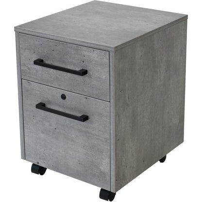 Mason Two Drawer Wood Laminate File Cabinet