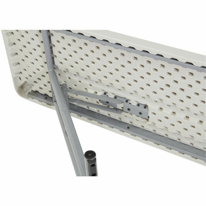 National Public Seating BT1800 Series Seminar Folding Tables - Speckled Gray, Textured Top - Gray Cantilever, Textured, Powder Coated Base - 700 lb Capacity - 72" Table Top Length x 18" Table Top Widt